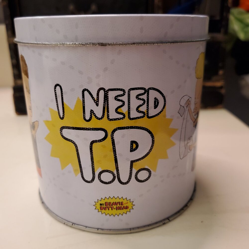 Beavis and Buttthead toilet paper piggy, blind box, 33 random trinkets